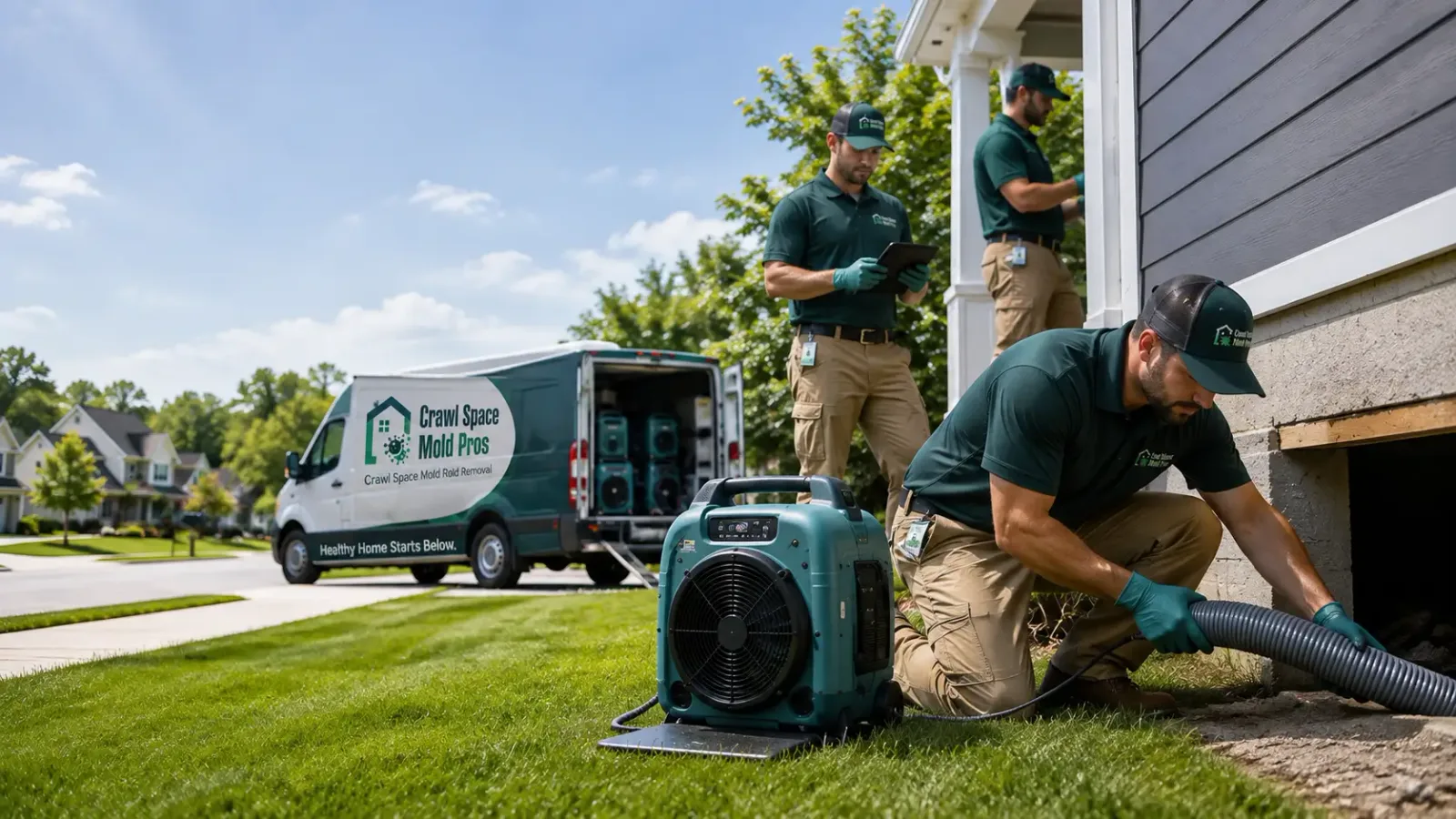 Crawl Space Mold Removal in Flora, IN